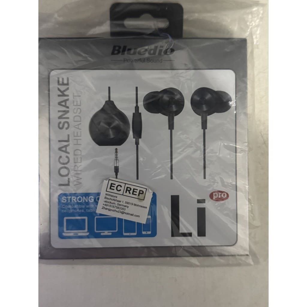 FONE DE OUVIDO BLUEDIO Li PRO – LOCAL SNAKE (COM FIO)