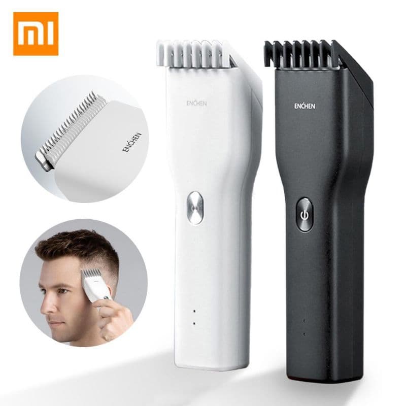 Máquina De Cortar Cabelo Profissional Enchen Boost Sem Fio Recarregável Aparador Barbeador Elétrico