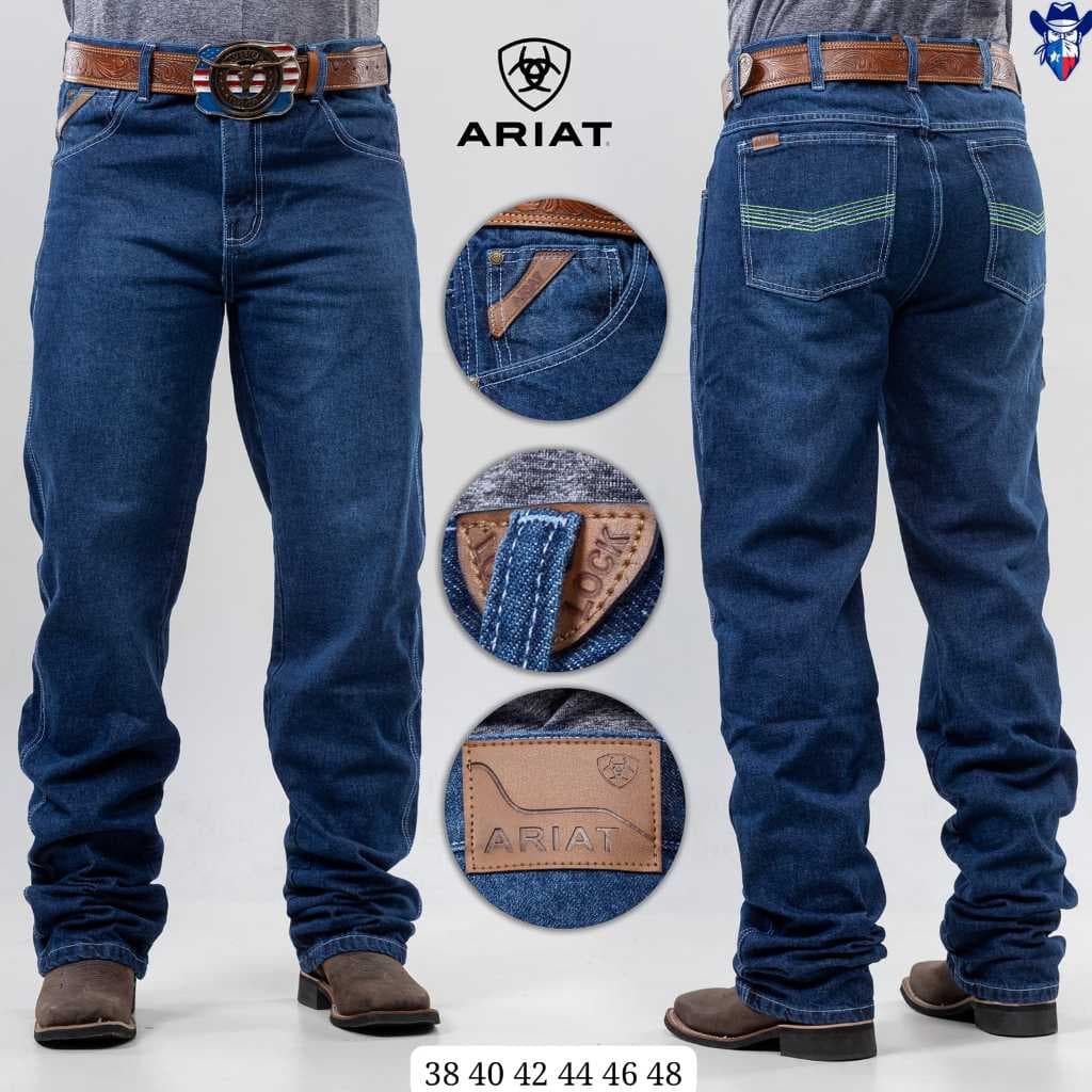 calça country masculina Texas farm, calça country ariat algodão grosso peão montaria