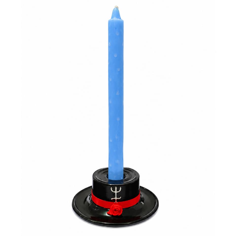 CASTIÇAL POMBA GIRA EM ALUMÍNIO PARA VELA PALITO | DECORAÇÃO ESPIRITUAL, UMBANDA E ALTAR