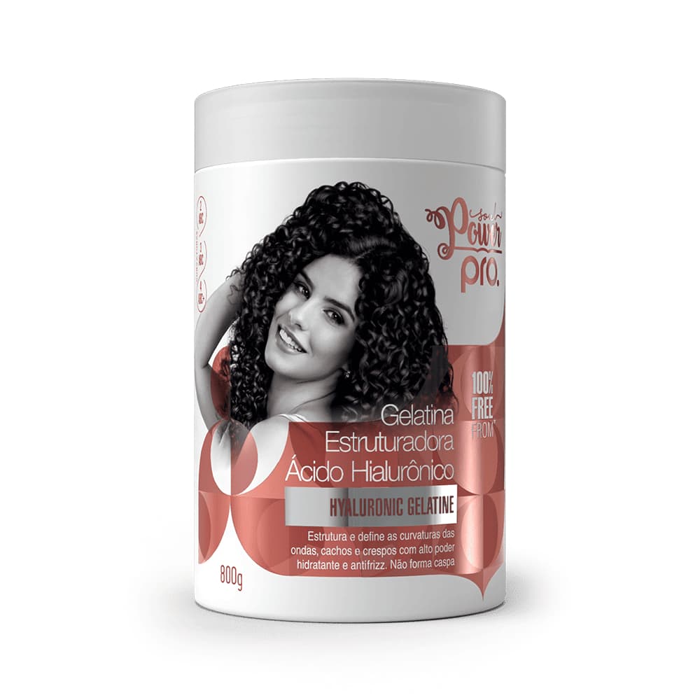 Gelatina Estruturadora Acido Hialurônico - 800G Soul Power