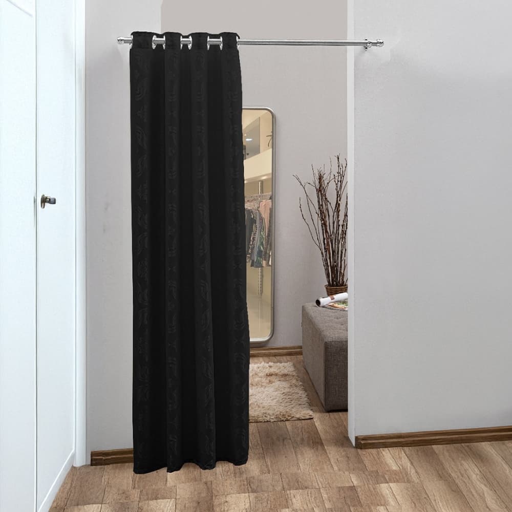 Cortina Para Provador De Roupas Jacquard 1 40m X 2 00m Altura