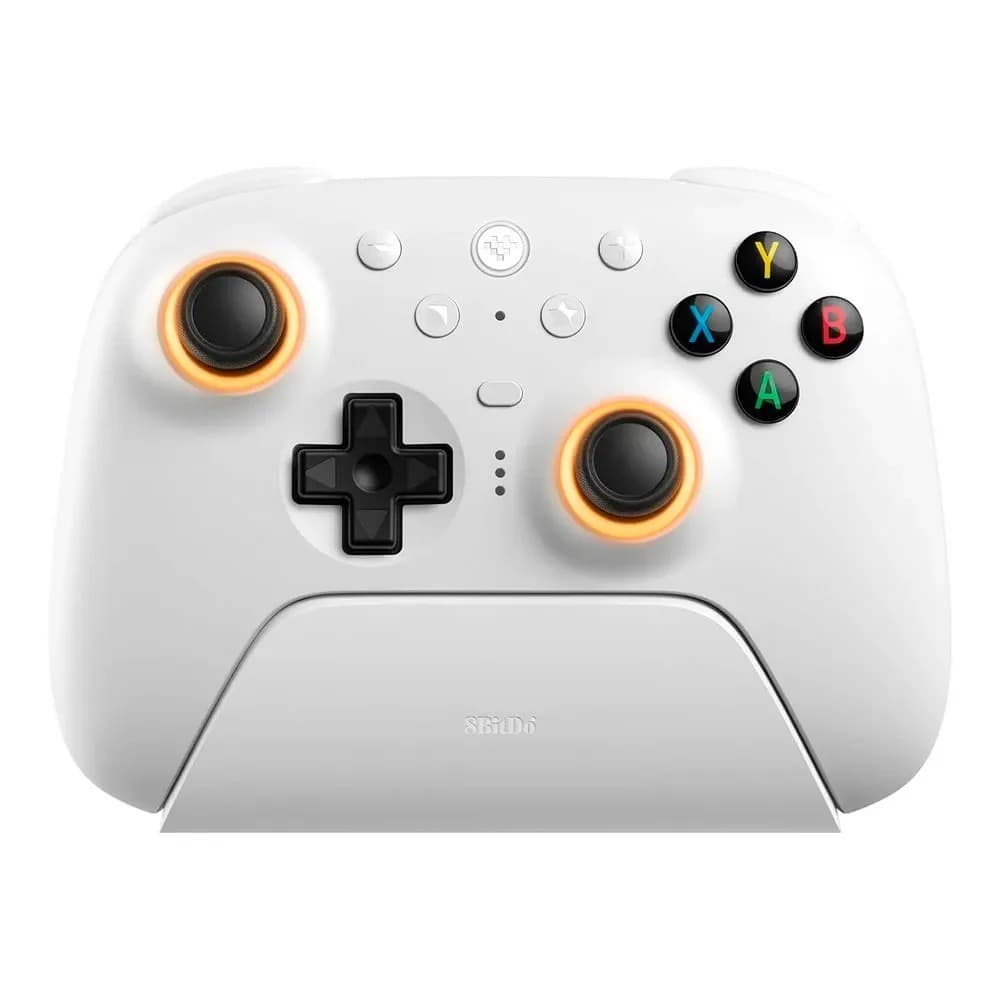 Controle 8BitDo Ultimate 2 + Dock Carregamento — Hall Effect, para PC/Android