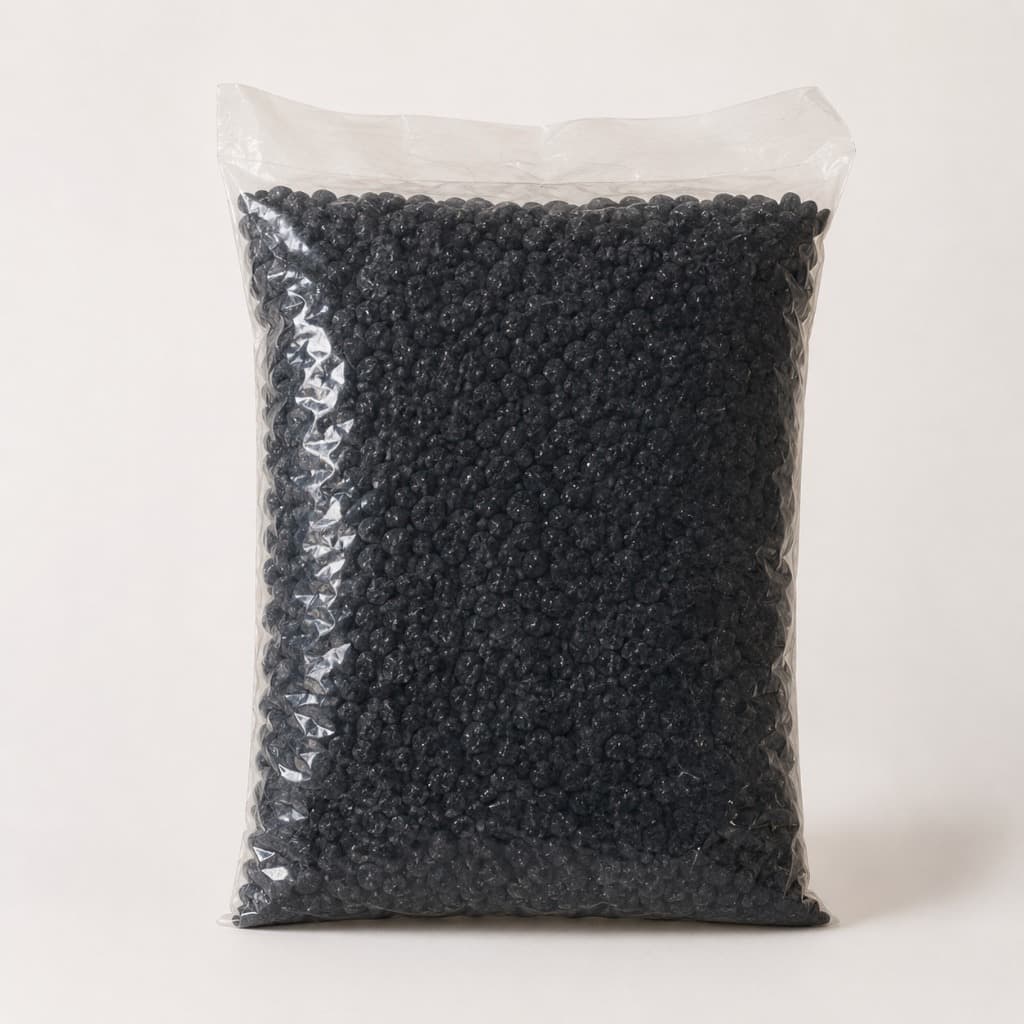 Pedra Preta Seixo Rolado 950g para Jardim Vasos Paisagismo Aquário Suculentas Fonte Decoração