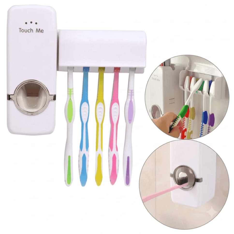 Dispensador de Pasta de Dente para Banheiro