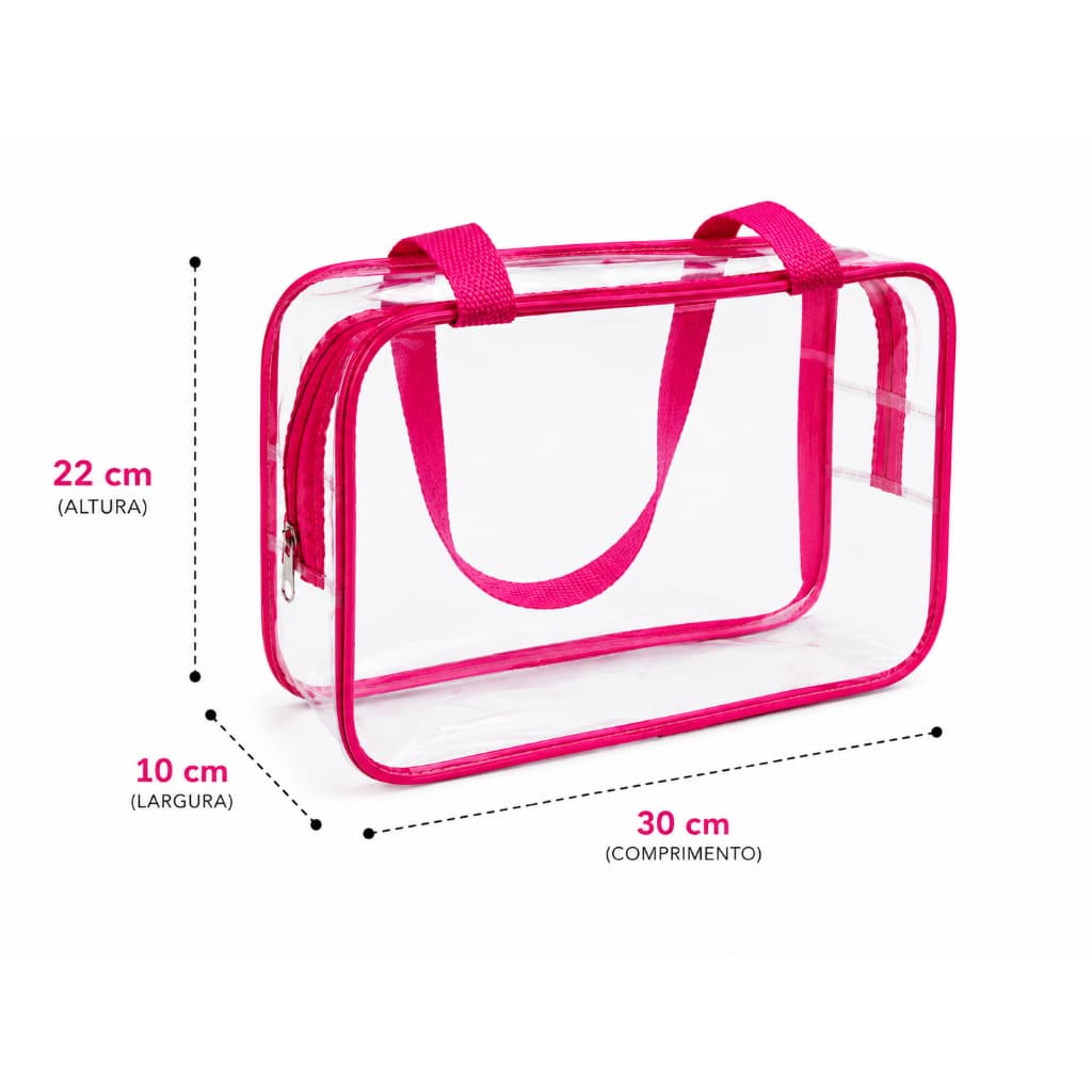 Bolsa Orgnizadora Necessaire Impermeável Grande | Porta Maquiagem, Viagem e Higiene Multiuso
