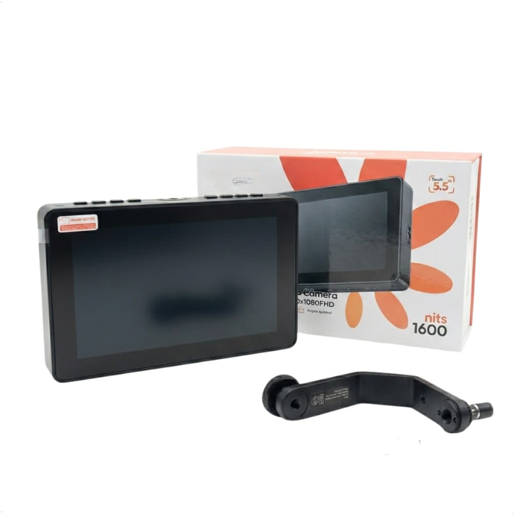 Monitor Externo Para Câmera 5.5 Pol IPS Full HD 1600 Nits Touch Screen Celark DSLR Completo