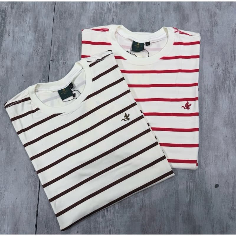 Camiseta Listrada Brooks Masculina Casual Premium Estilo / Tendência