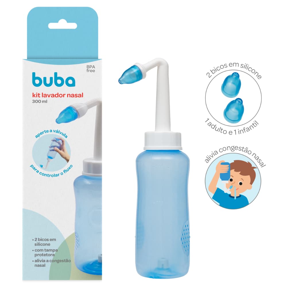 Lavador Nasal Buba Infantil e Adulto 300ml