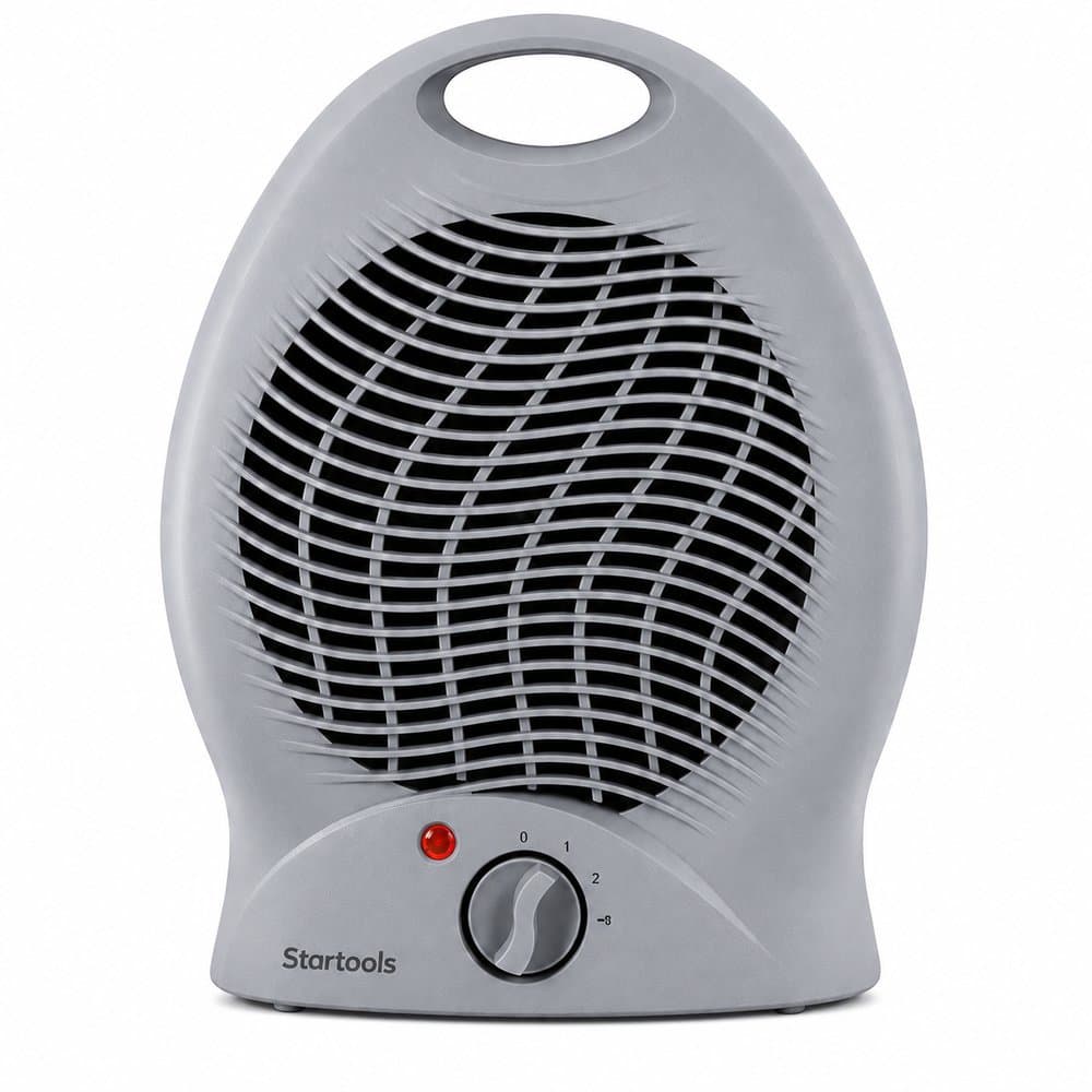 Aquecedor Elétrico Compacto Potente 2000W 220V Aquecimento Rápido Design Eficiente Cinza