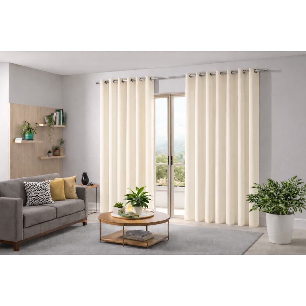 Cortina  Letícia 3,00 x 2,40 p/ quarto ou sala