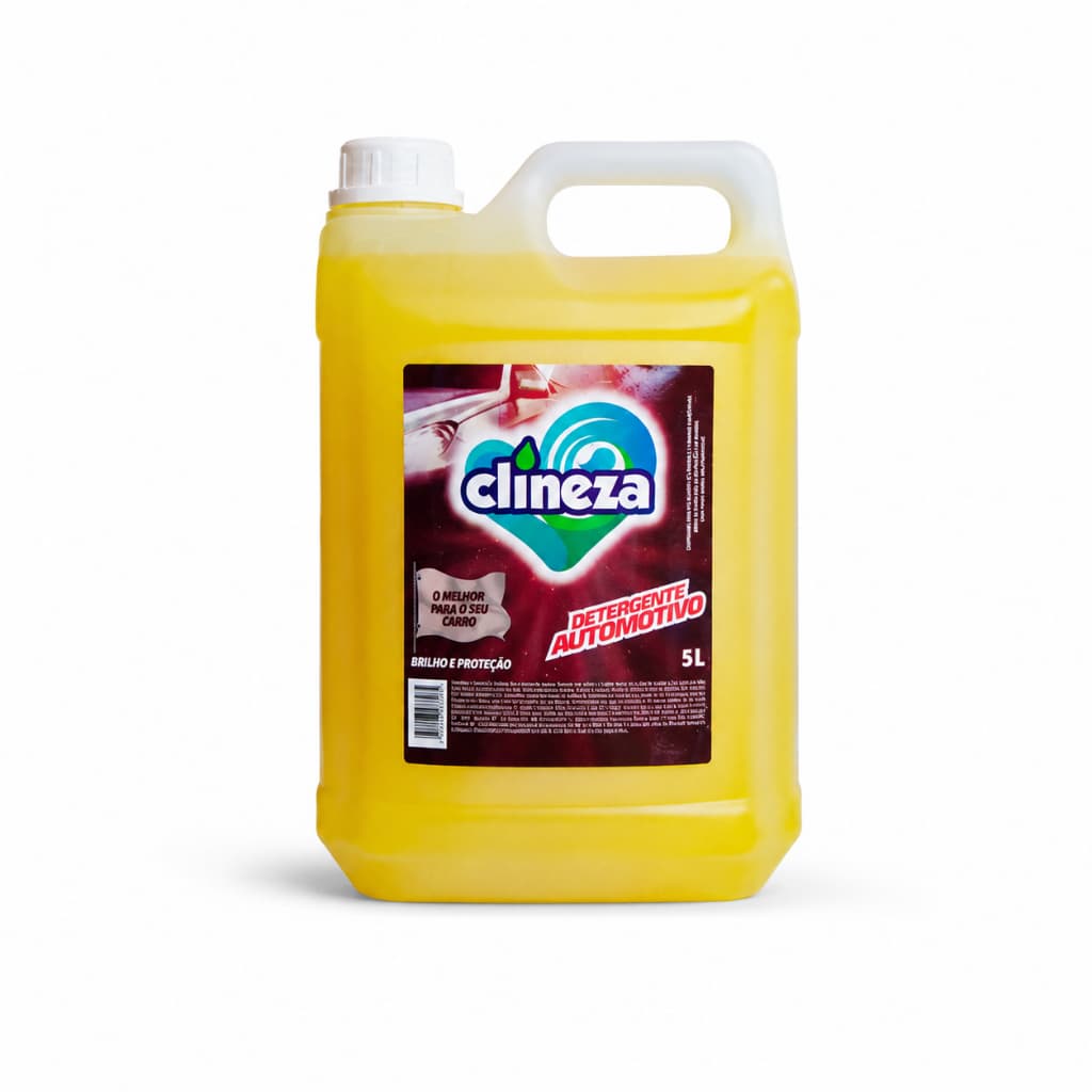 Shampoo Detergente Automotivo Auto Brilho e Proteção Clineza 5 Litros