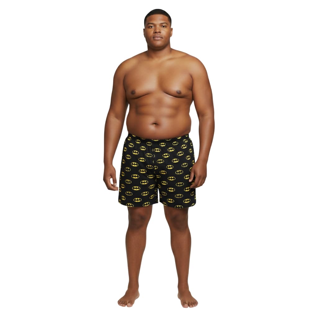 Samba Canção Masculino Plus Size Personagem Super Heróis Shorts Dormir Pijama Verão