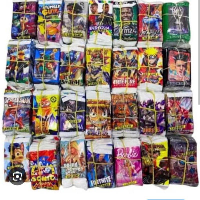 2.000 Cards REVENDA Variados = 500 Pacotinhos Lacrados/Pokemon/Naruto/Pokémon/F,ifa/ etc