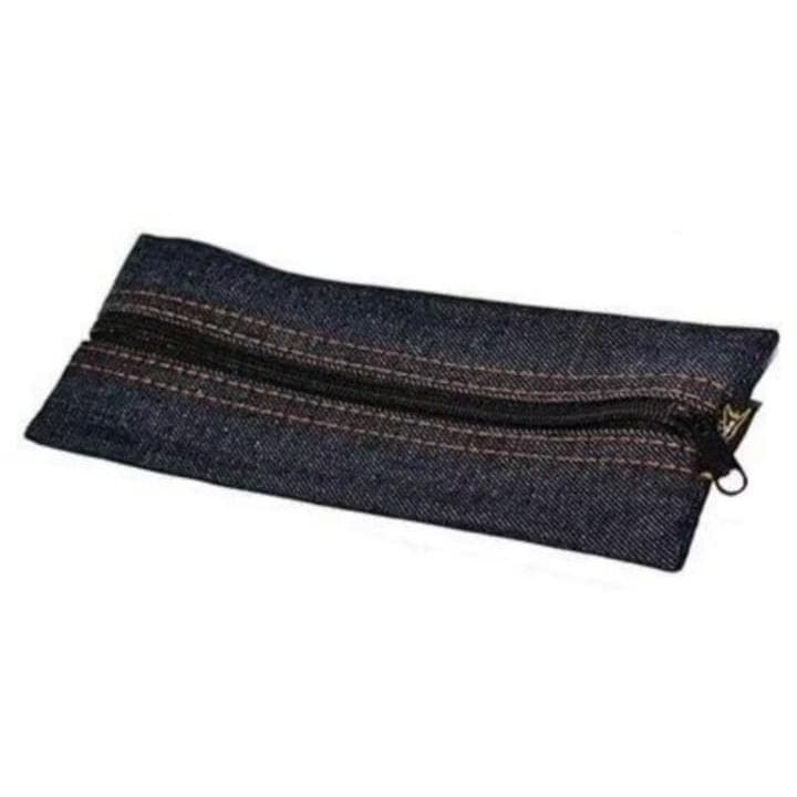 Estojos palito jeans Vintage colegial