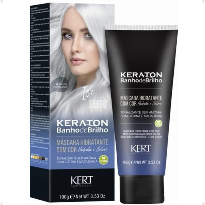 Máscara Keraton Banho de Brilho 100g: Hidratação e Brilho Intenso