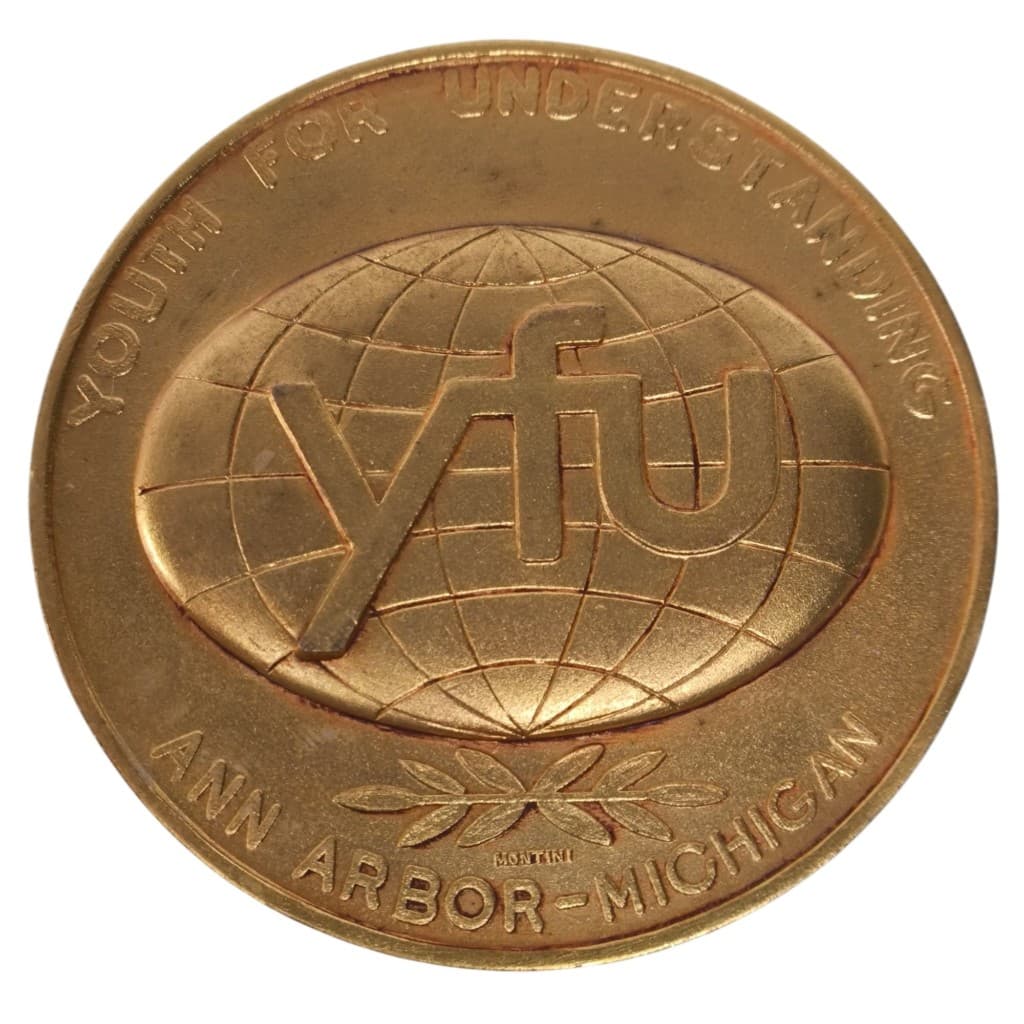 Medalha Comemorativa — Youth for Understanding (YFU) Michigan