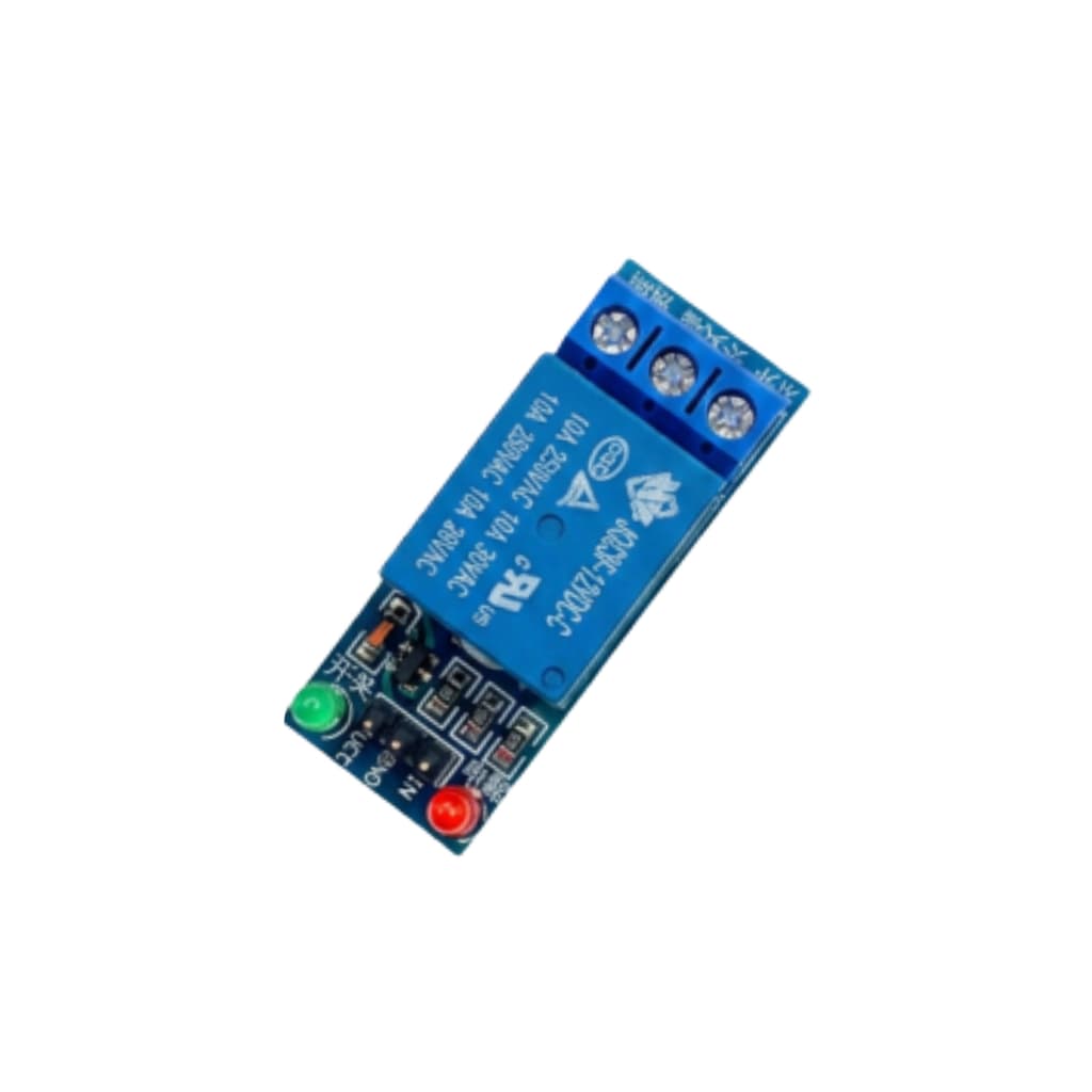 Módulo Relé 1 Canal 12V 10A com LED para Arduino e ESP32 Raspberry Pi Automação Residencial e Industrial projetos eletro