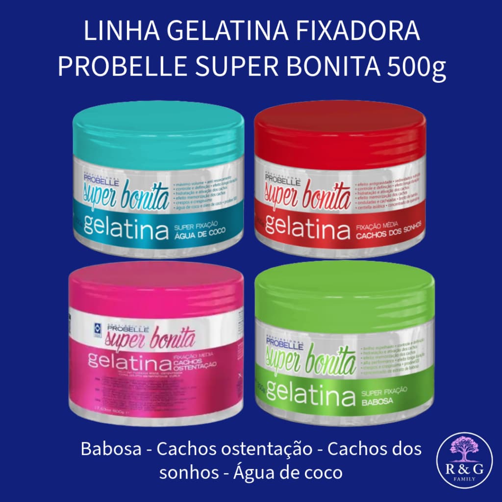 GELATINA FIXADORA PROBELLE SUPER BONITA 500g