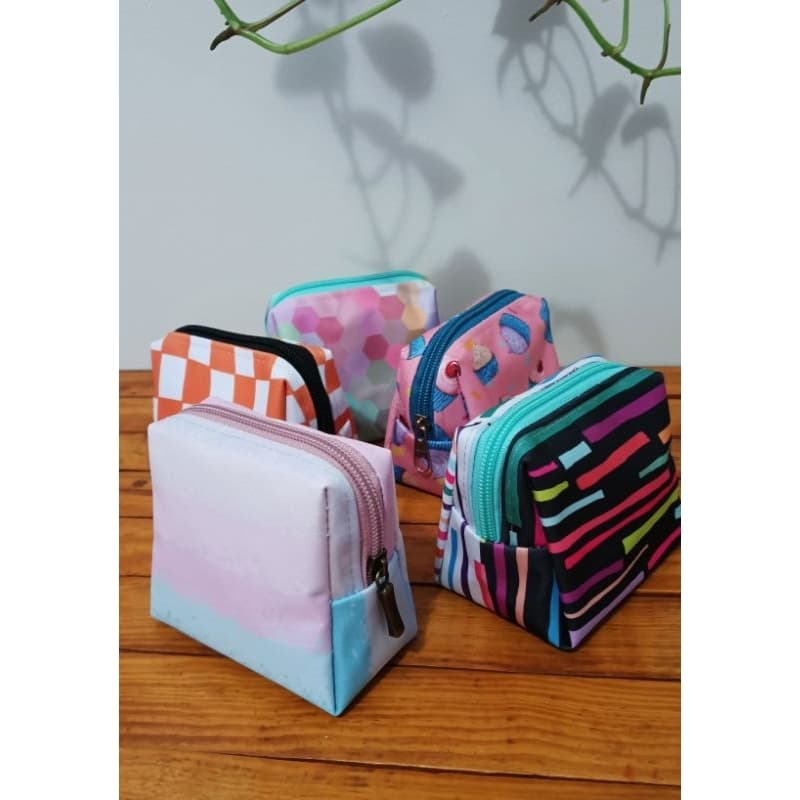 Mini Nécessaire Box Trapézio multiuso. Para itens pequenos, brindes, presentes.