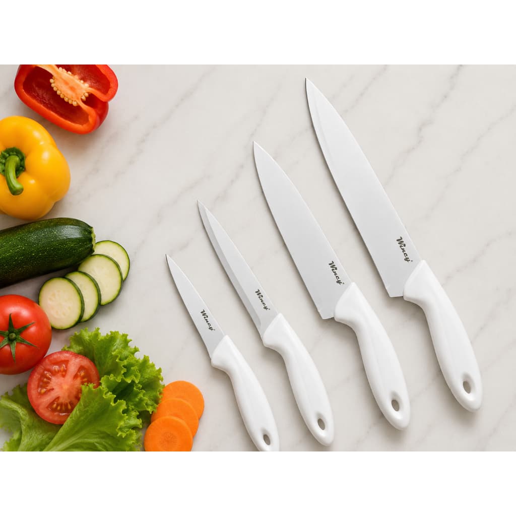 Kit Facas Inox 4 Peças