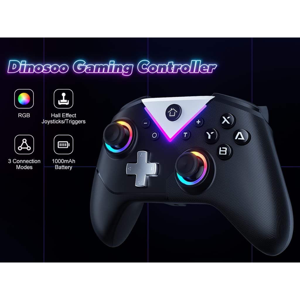 Controle sem fio para PC compatível com Nintendo Switch OLED/Switch Lite/PC/Mobile/Ps3/Android IOS Gamepad Joystick Blue