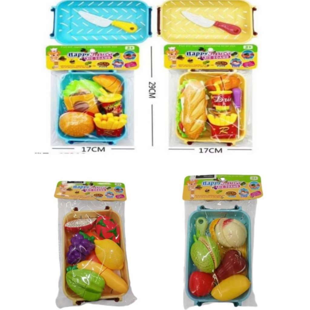 Kit brinquedo alimentos diversos