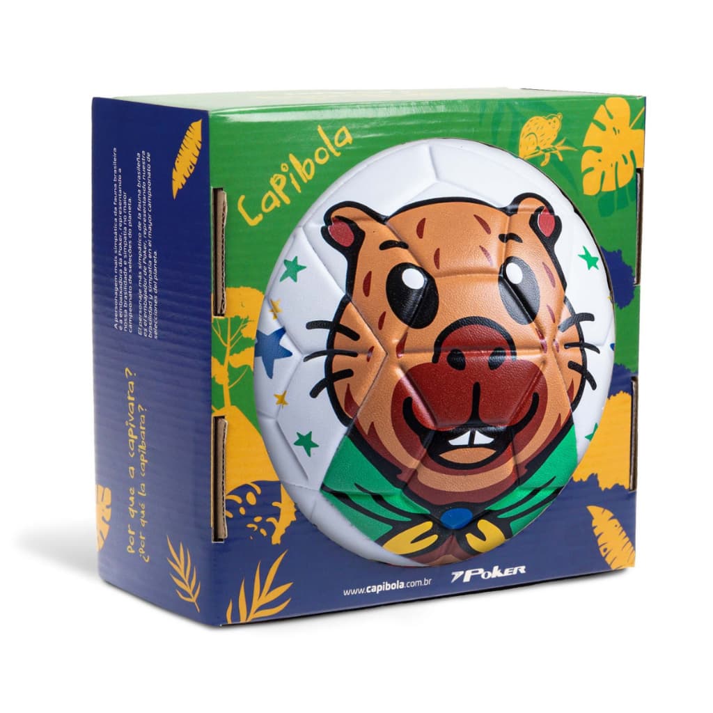 Bola Copa Poker Box Mini Infantil Oficial Capivara Brasil