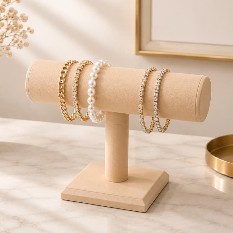 Expositor Porta Pulseiras, Correntes, Relógios e Bijuterias – Suporte Profissional