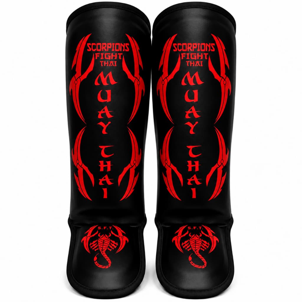 Caneleira Muay Thai Luta Kickboxing boxe Protetor De Canela Sparring Treino Conforto Combate