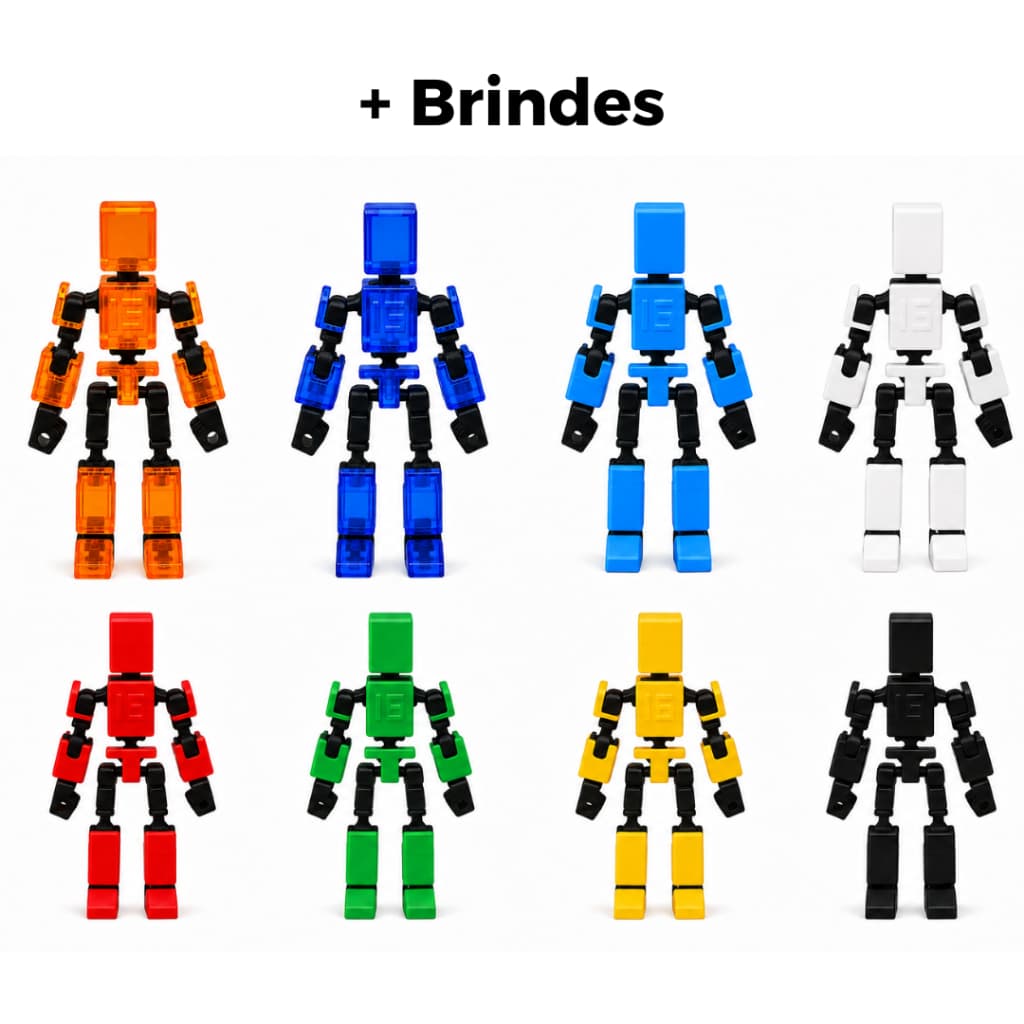 Boneco Mini Dummy 13 articulado - Action figure boneco montado