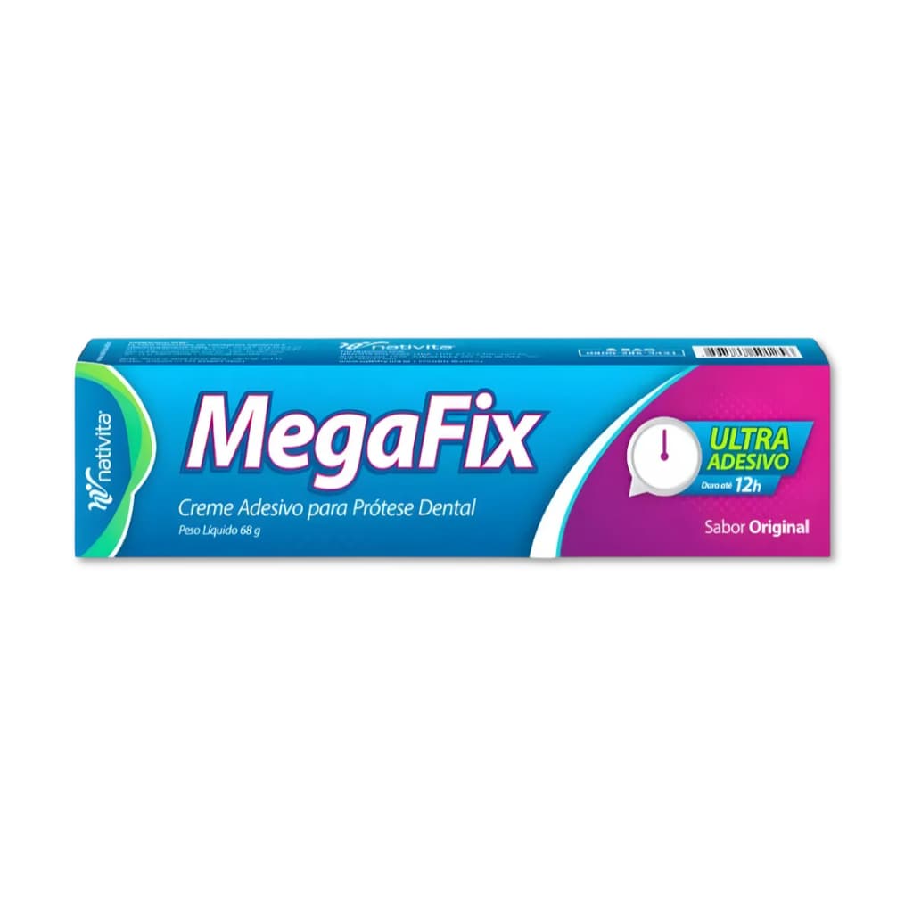 Megafix Fixador de Dentadura Com 68g Ultra Adesivo