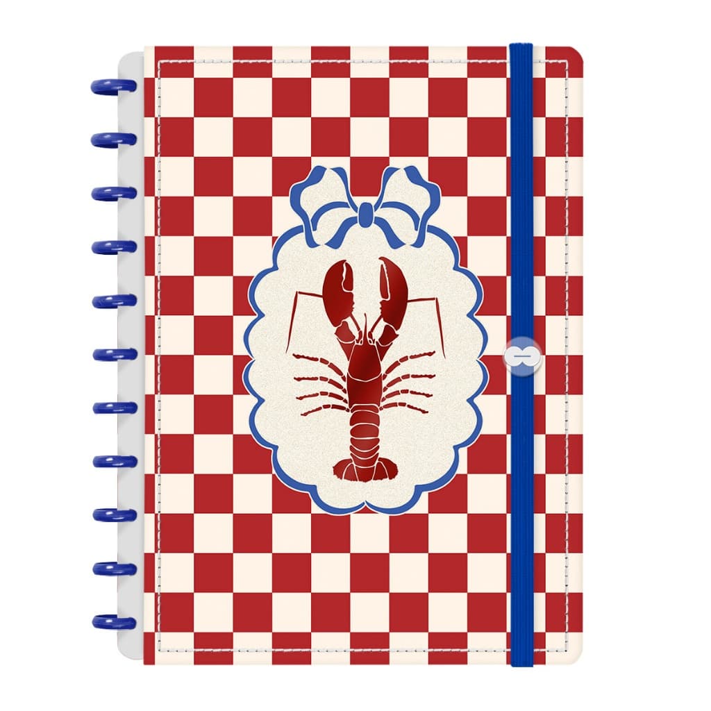 Caderno Iscool Disc Inteligente Lagosta Mariner's Market P M G M+ G+