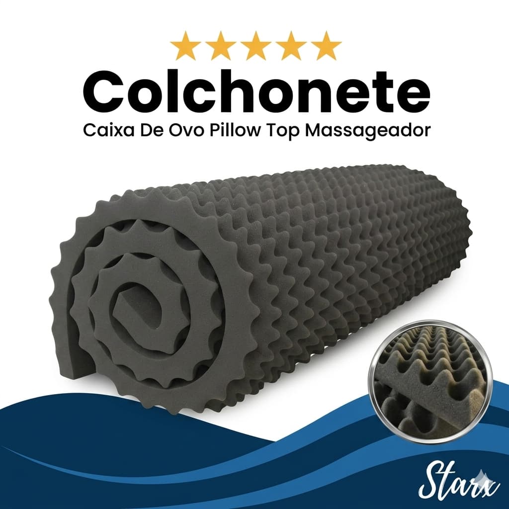 Pillow Top Massageador Colchonete Caixa De Ovo Casca Anti-escaras Solteiro Casal Queen D23