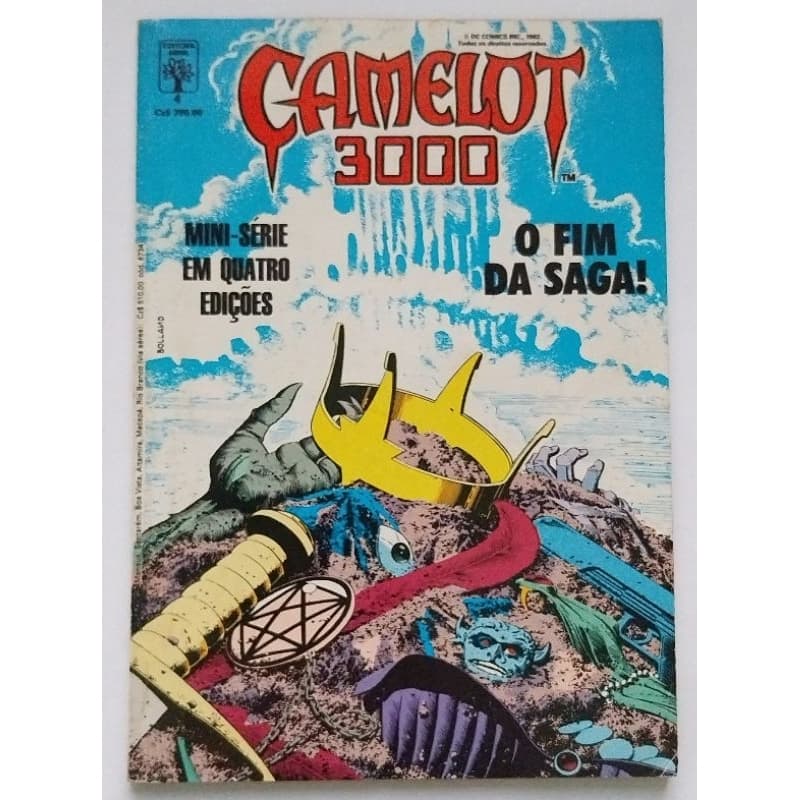 Gibi Camelot 3000 O Fim da Saga! N° 4 Editora Abril