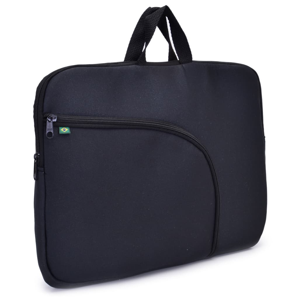 Bolsa Case Capa Estojo Com Bolso e Alça Para Notebook/Macbook Todas as Marcas