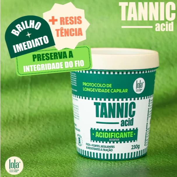Acidificante Lola Cosmetics Tannic Acid 230g Fortalecimento Capilar