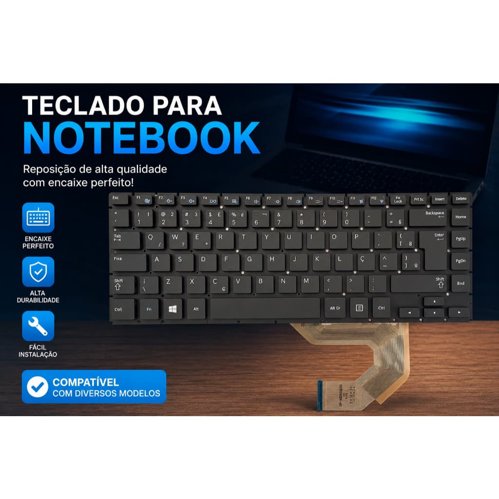 Teclado Para Notebook Compatível Com Acer E1-572 E1-532
