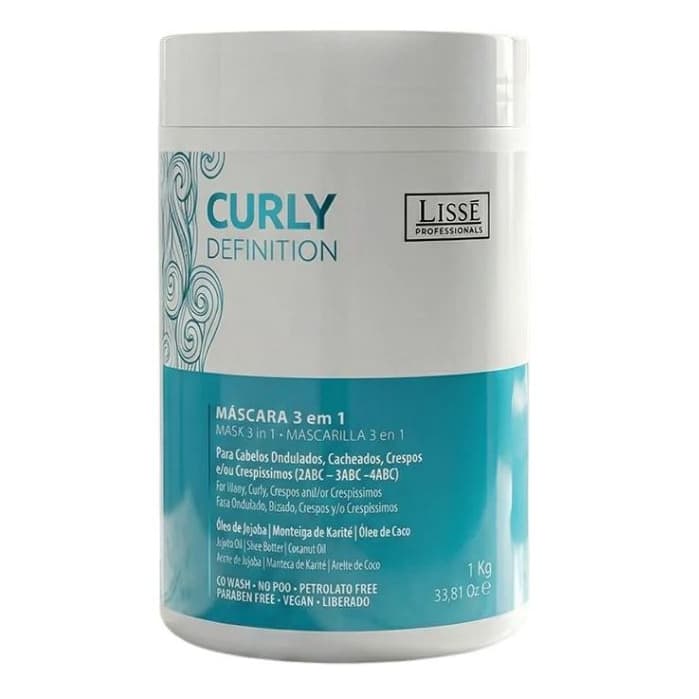 Lissé - Máscara Capilar 3x1 Curly Definition 1Kg