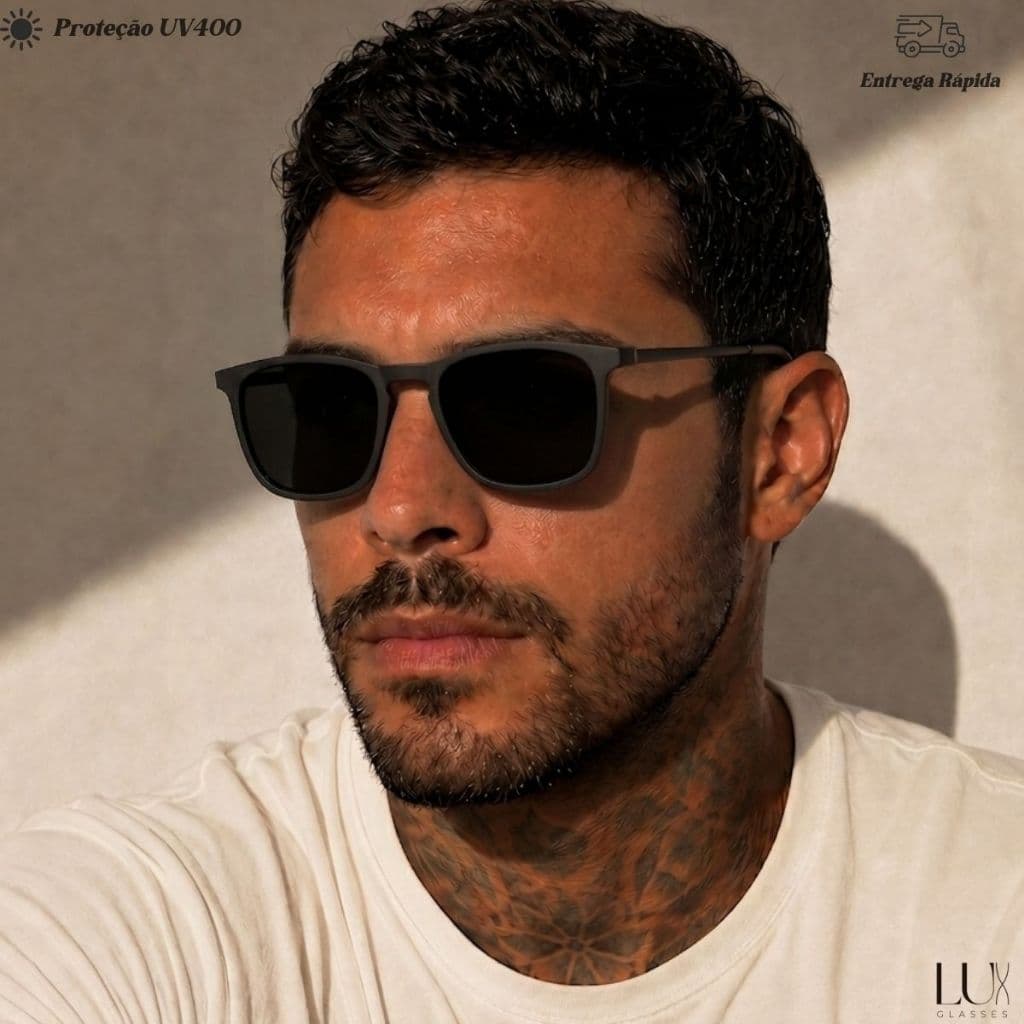 Óculos De Sol Lux Glasses Estiloso Casual Premium Unissex