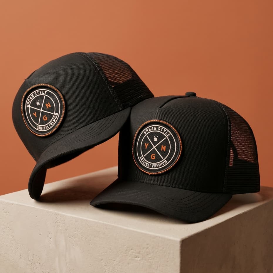 Boné Streetwear Young Urbano Premium Moderno Trucker Fechado Aba Curva Ajustavel Snpabcak Original