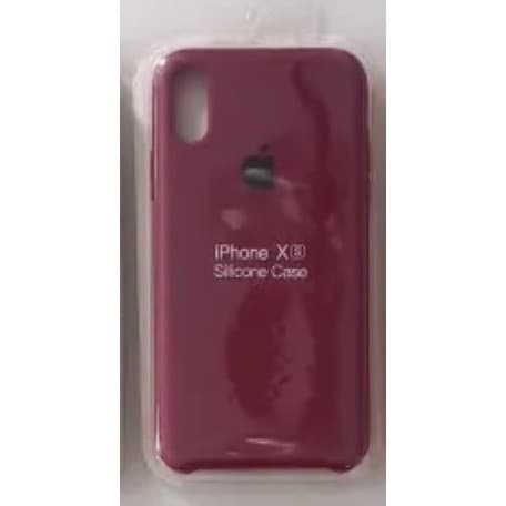 Capinha iPhone XS Silicone Premium Roxo Fucsia | NOVA