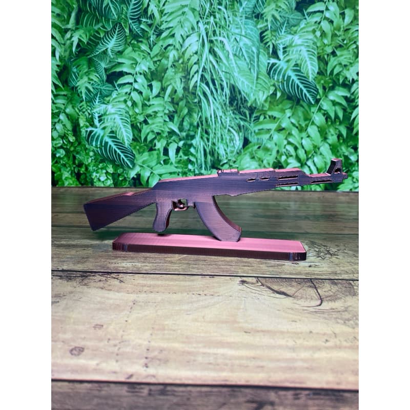 Miniatura CS2 COD AK47 Decoração em 3D Personalizada