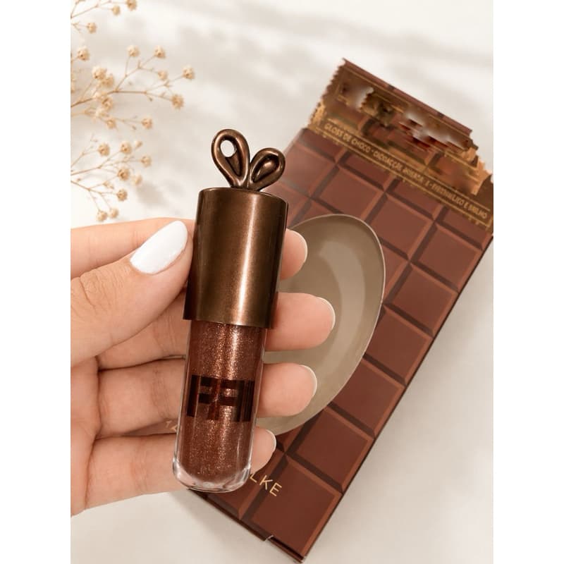 Gloss Labial Lip Bunny Efeito Chocolate