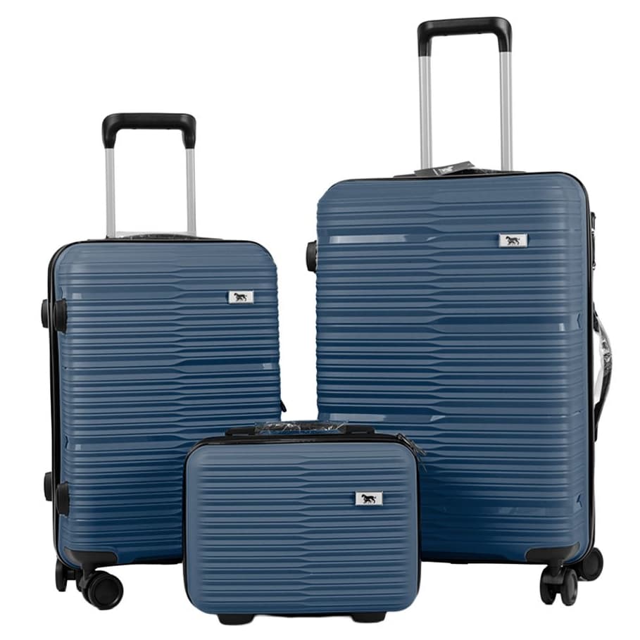 Kit 3 Mala e Frasqueira De Viagem 14" 20" 24" 10kg e 23kg Bordo Despacho Material Polipropileno P1