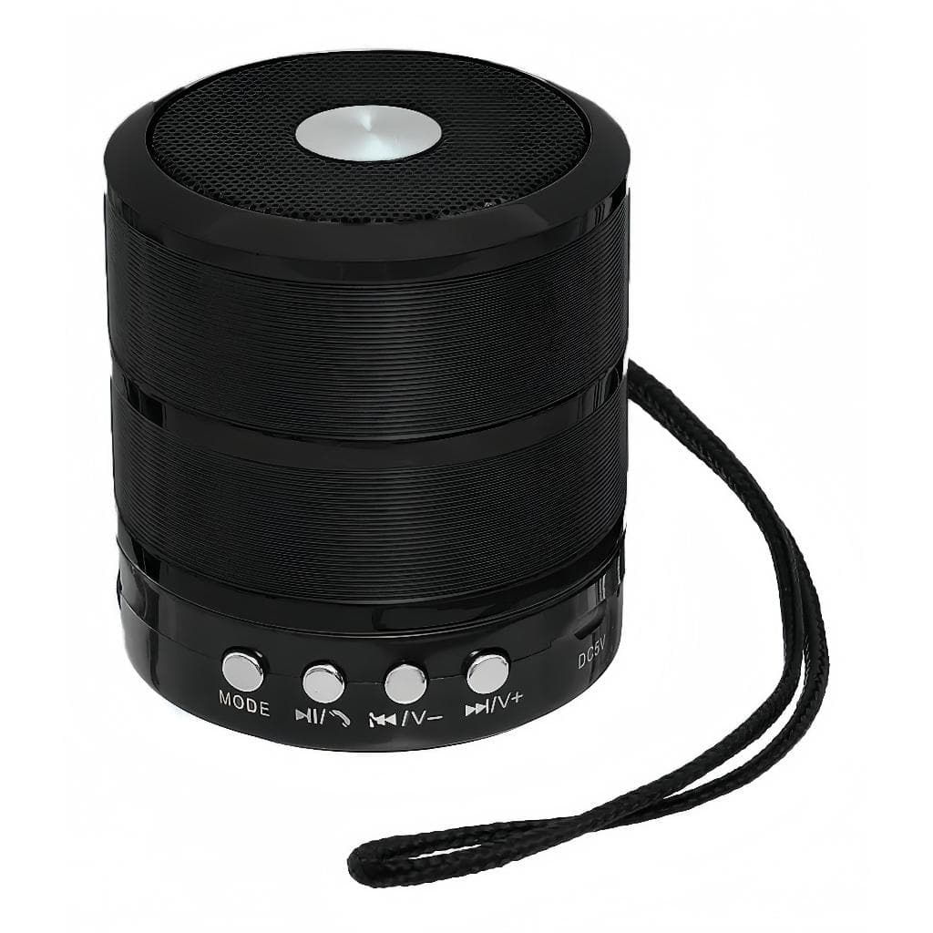 Caixa de Som Bluetooth Portátil KAPBOM KA-887 Mini Speaker com ,USB,, LED e Bateria Recarregável