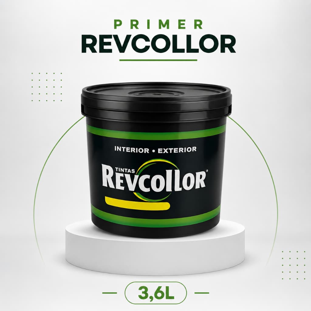 Fundo PRIMER REVCOLLOR 3.6L - Preparador para Revestimento pedra natural e Tintas