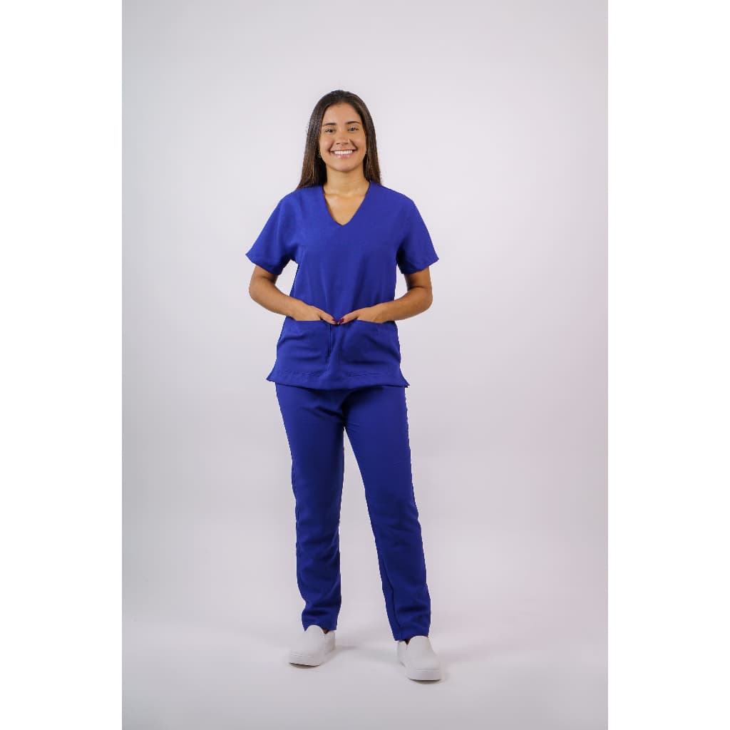 Pijama Hospitalar Em Oxford Feminino
