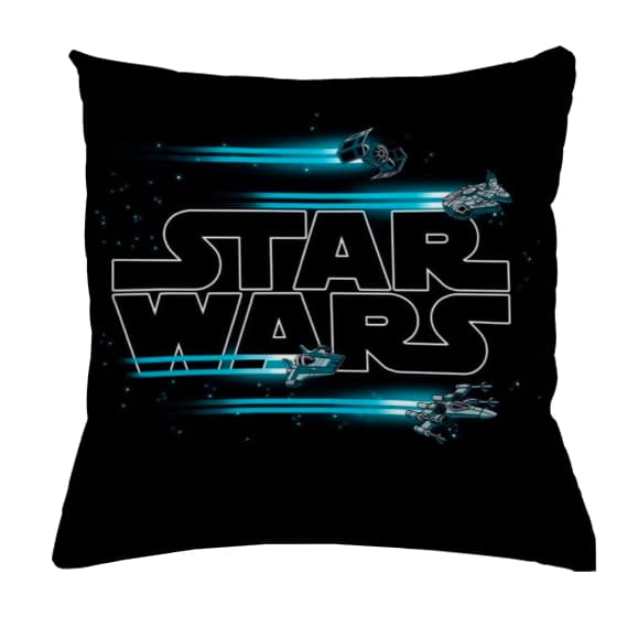 ALMOFADA COMPLETA STAR WARS BABY YODA BB8 DARTH VADER STORMTROOPERS - TAMANHO 30X30