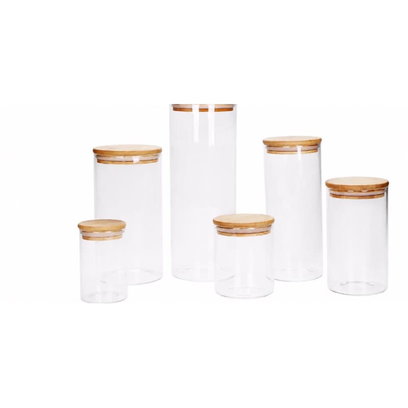 Potes Herméticos Brinox com Tampa de Bambu – Organização, Elegância e Praticidade para Sua Cozinha